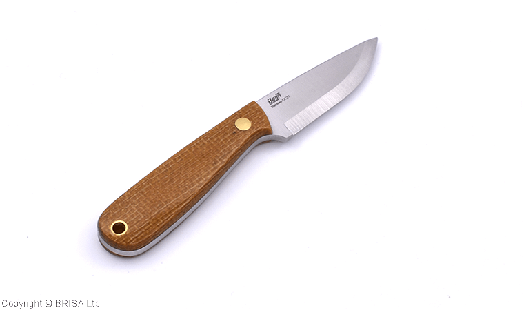 Matkanuga Brisa Necker 70 Sinepikollane Micarta Scandi