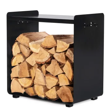 FUEGO BLACK 1 Firewood Rack "FUEGO"