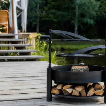 Lõkkealus CookKing Montana X, 60 cm, masti ja 50 cm grillrestiga