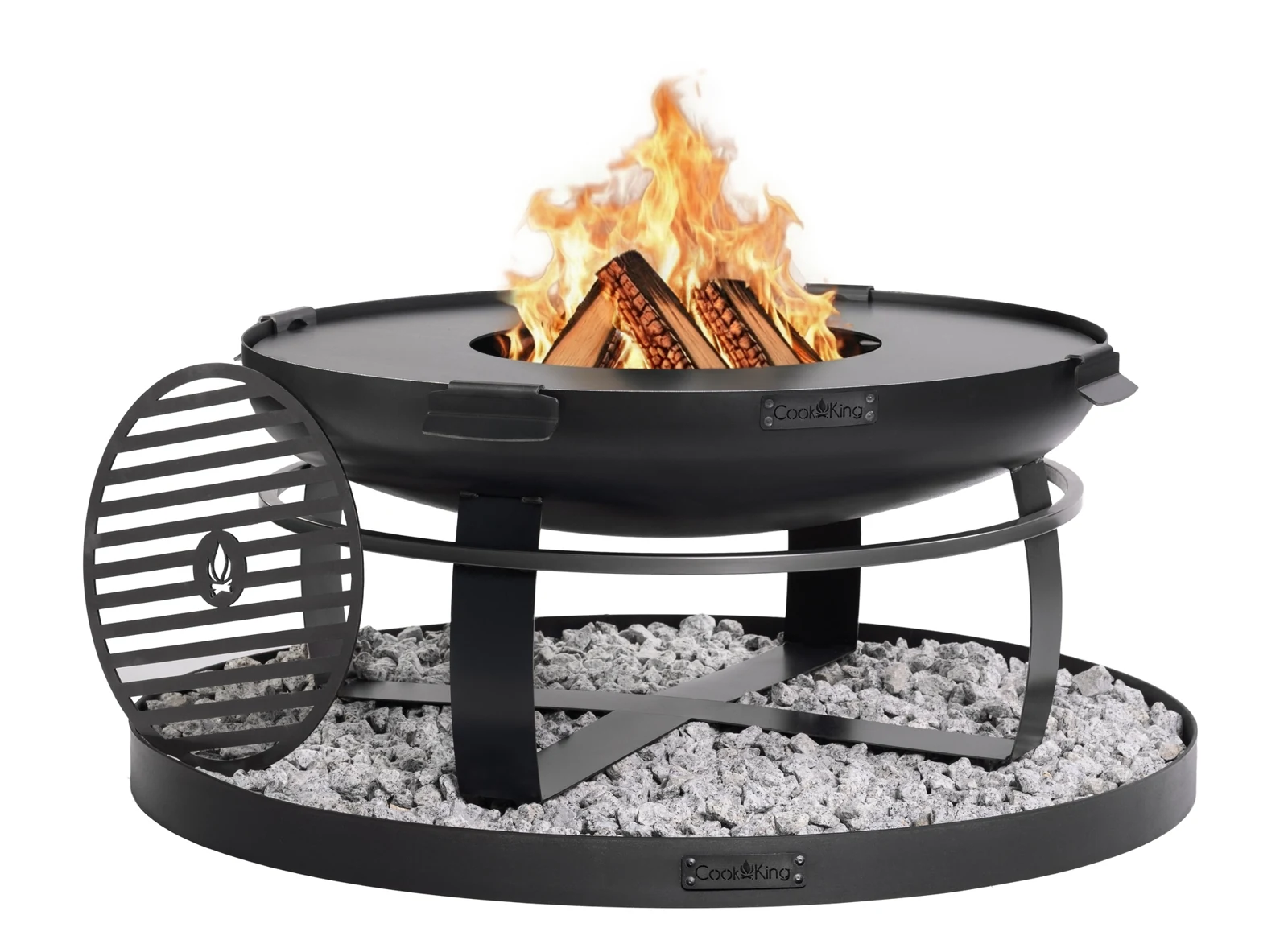 CookKing VIKING grillplaadi ja alusega komplekt - 80 cm